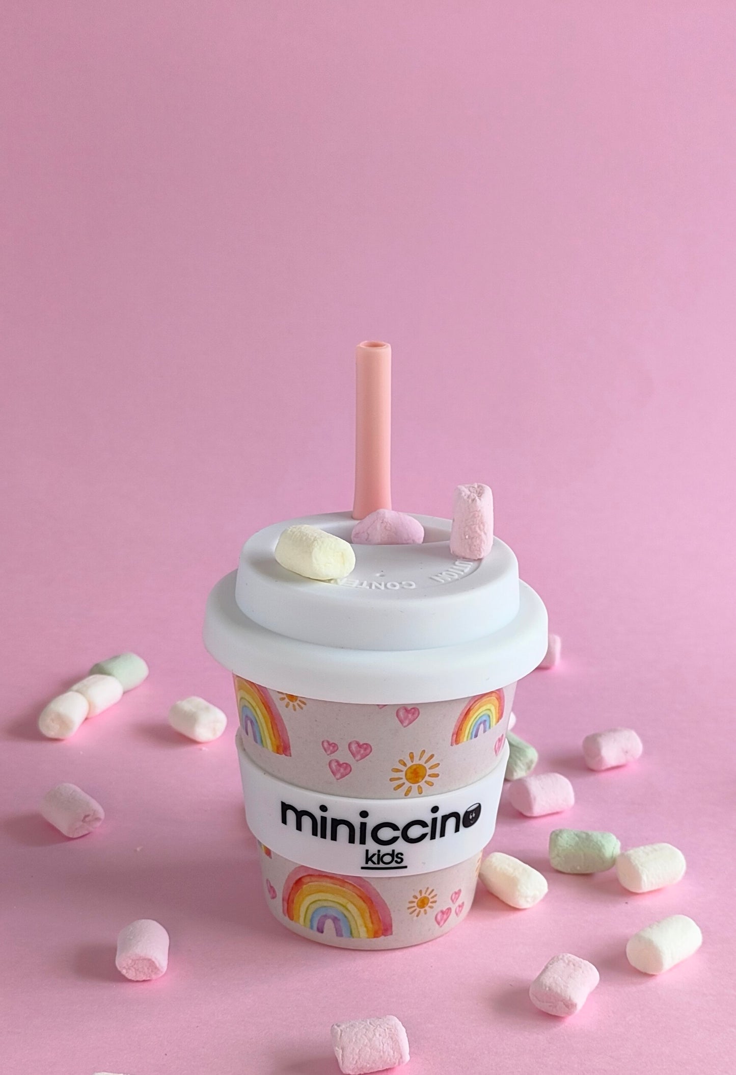 Rainbow Miniccino Cup