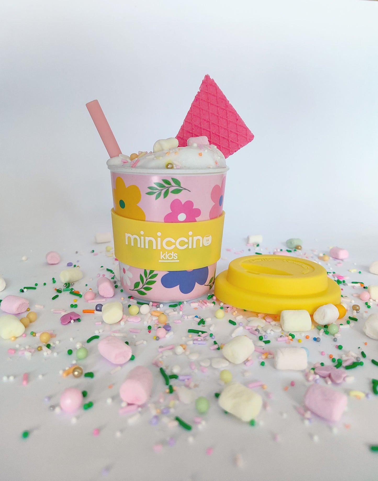 Flower Power Kiddiccino Cup